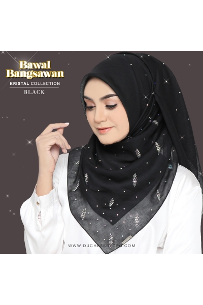 BAWAL BANGSAWAN KRISTAL - BLACK
